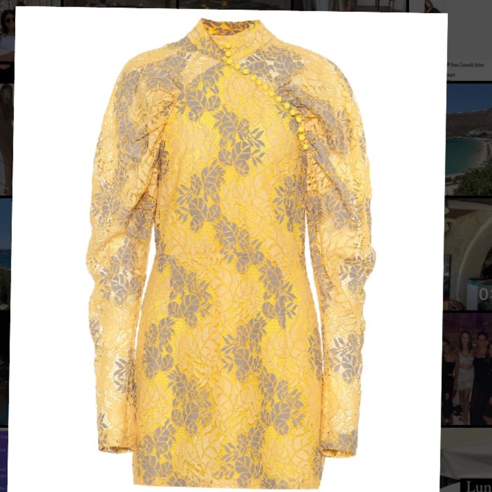 Rotate Lace Mini dress